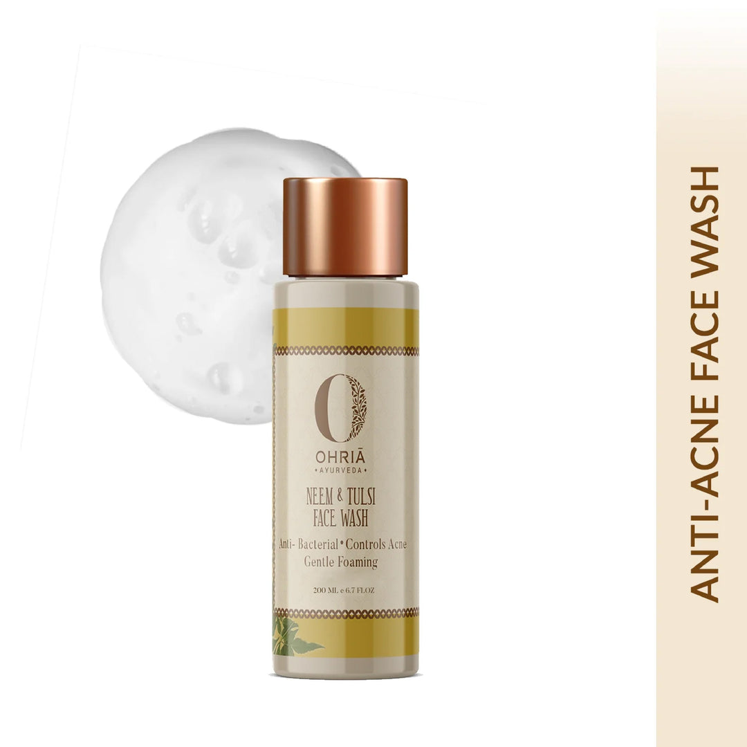 Neem & Tulsi Face Wash- Anti Acne OHRIA AYURVEDA