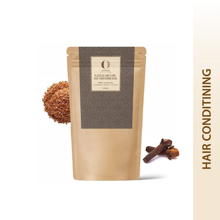 Flaxseed & Clove Hair Conditioning Rinse- Hair Conditining OHRIA AYURVEDA