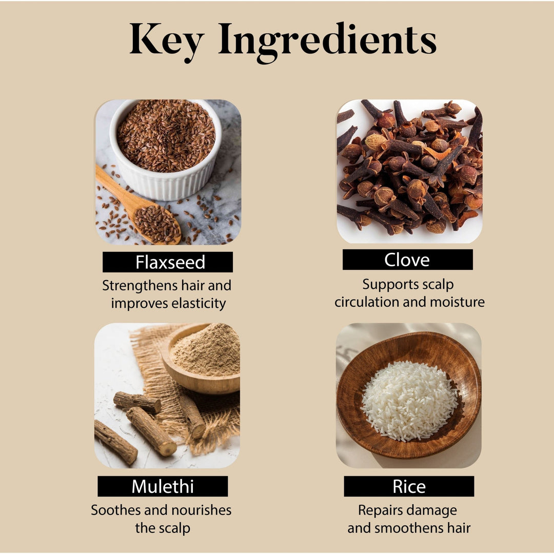 Flaxseed & Clove Hair Conditioning Rinse- Hair Conditining OHRIA AYURVEDA