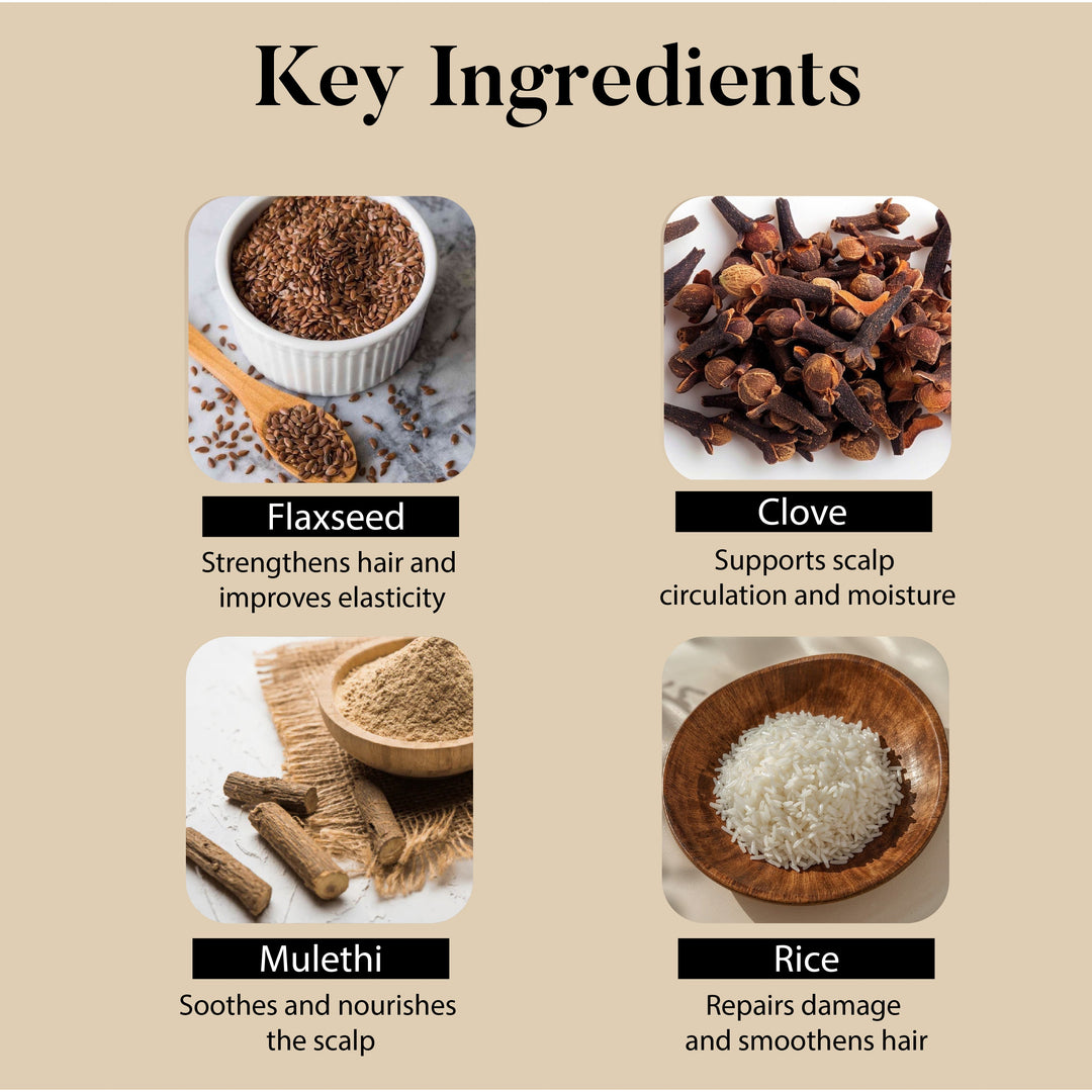 Flaxseed & Clove Hair Conditioning Rinse- Hair Conditining OHRIA AYURVEDA