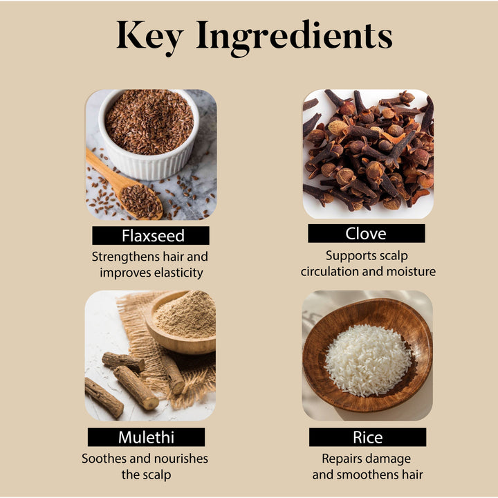Flaxseed & Clove Hair Conditioning Rinse- Hair Conditining OHRIA AYURVEDA