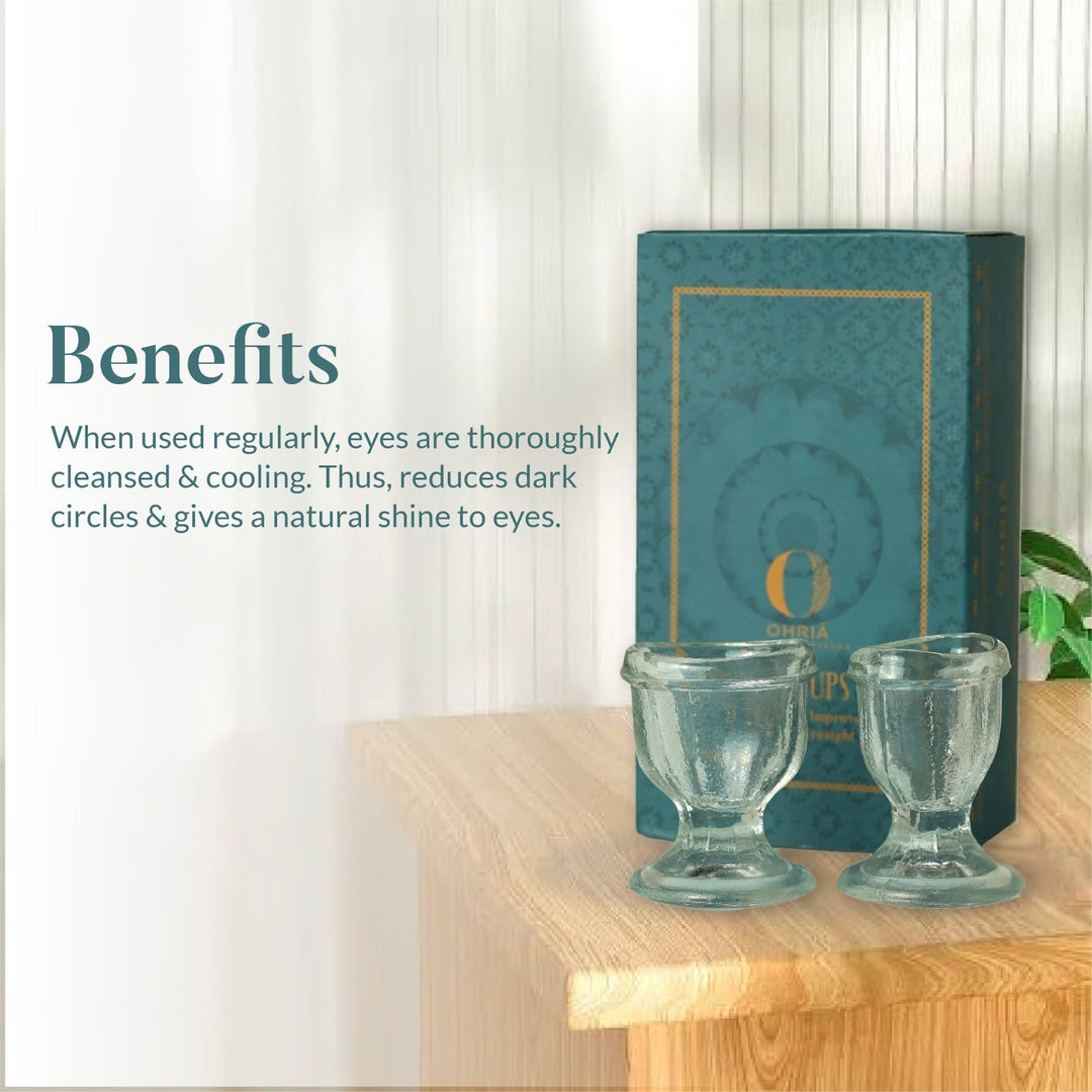 Glass Eye Cups OHRIA AYURVEDA