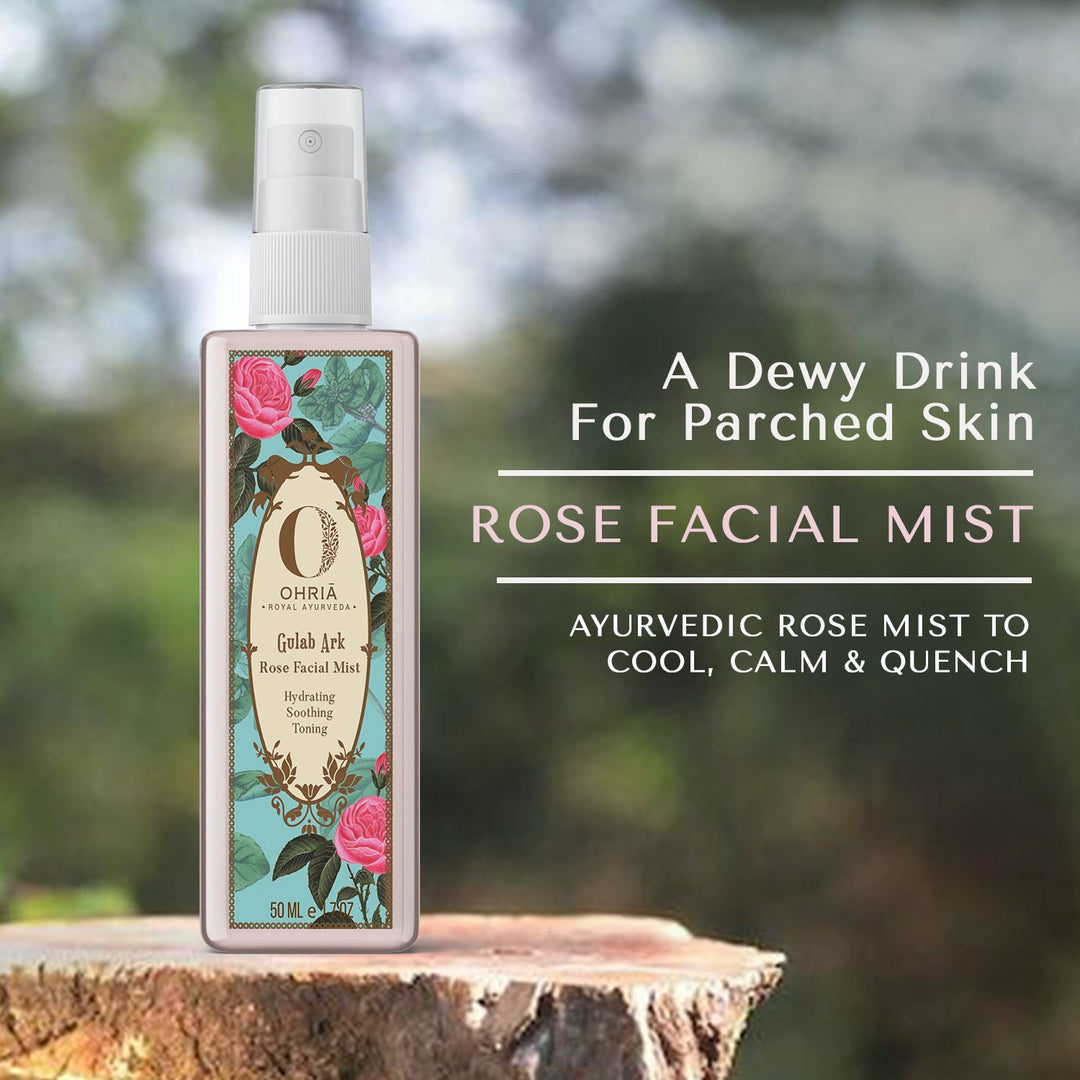 Rose Facial Mist for Glass Skin Ritual - OHRIA AYURVEDA