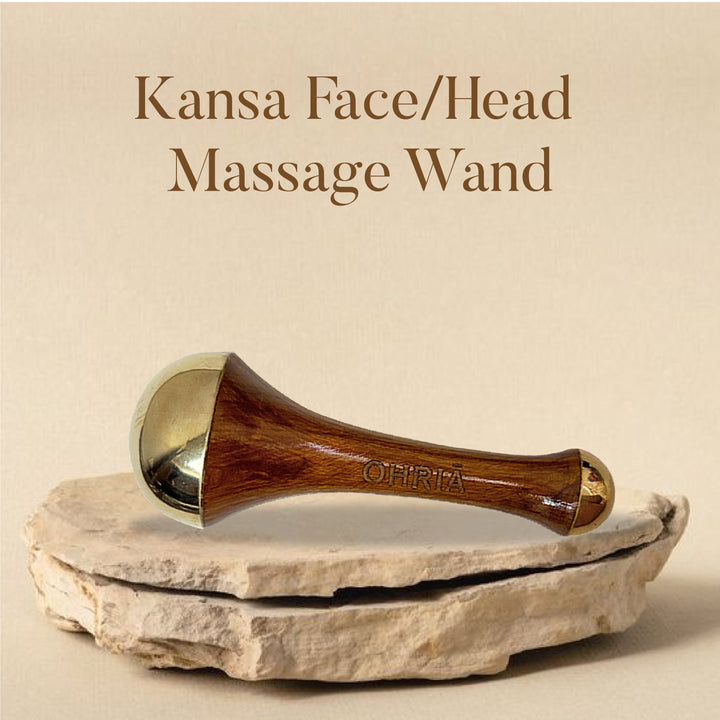 Kansa Face/Head Massage Wand- Face Sculpting OHRIA AYURVEDA