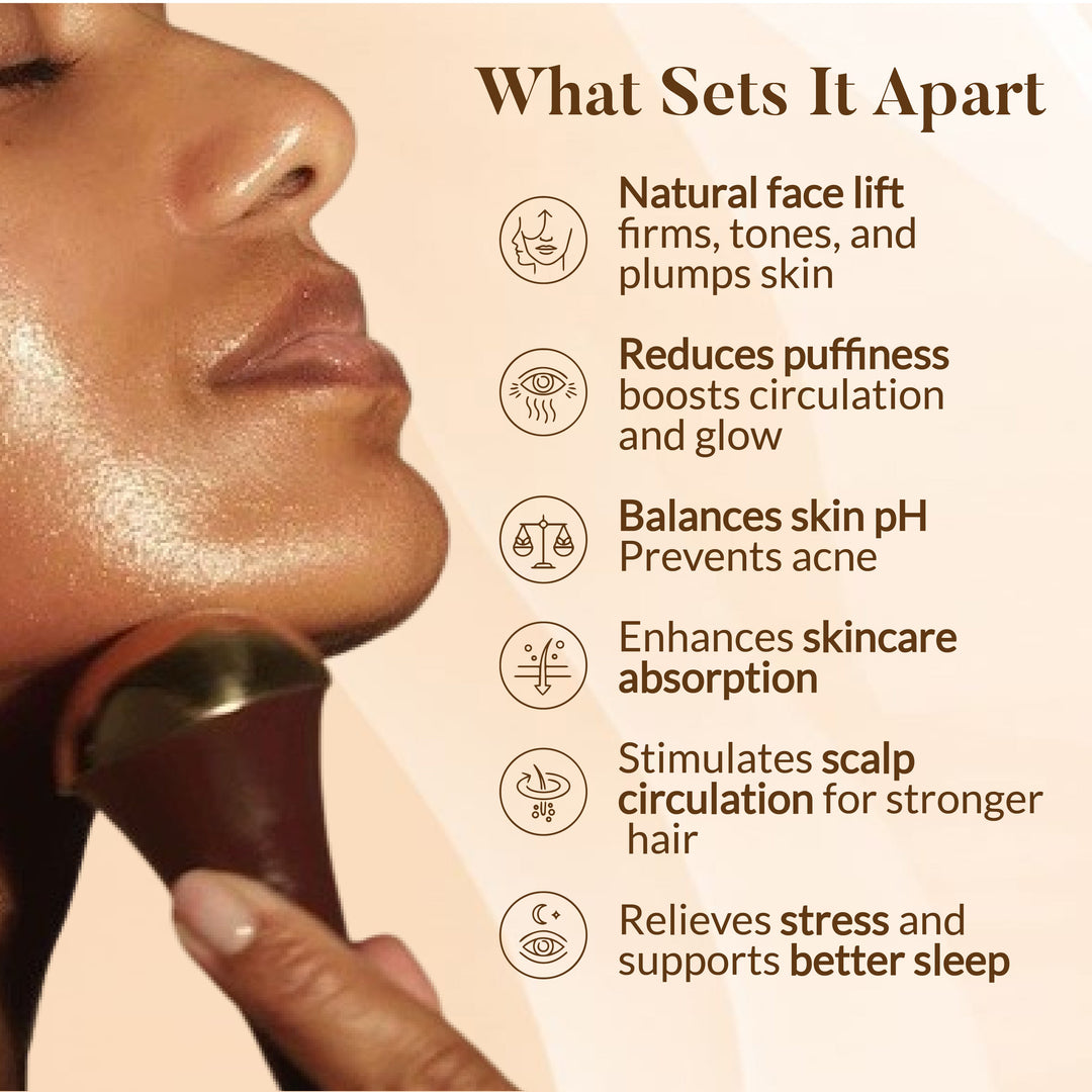 Kansa Face/Head Massage Wand- Face Sculpting OHRIA AYURVEDA