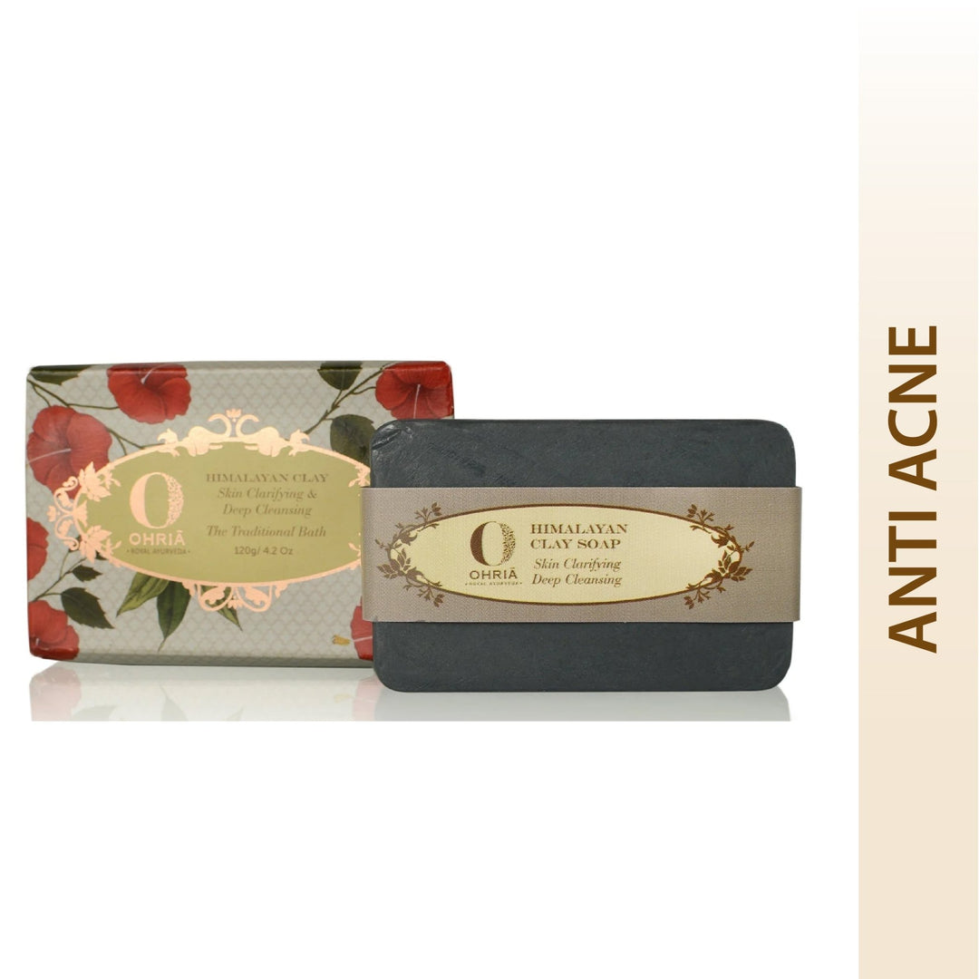 Himalayan Clay Bathing Bar- Anti Acne OHRIA AYURVEDA