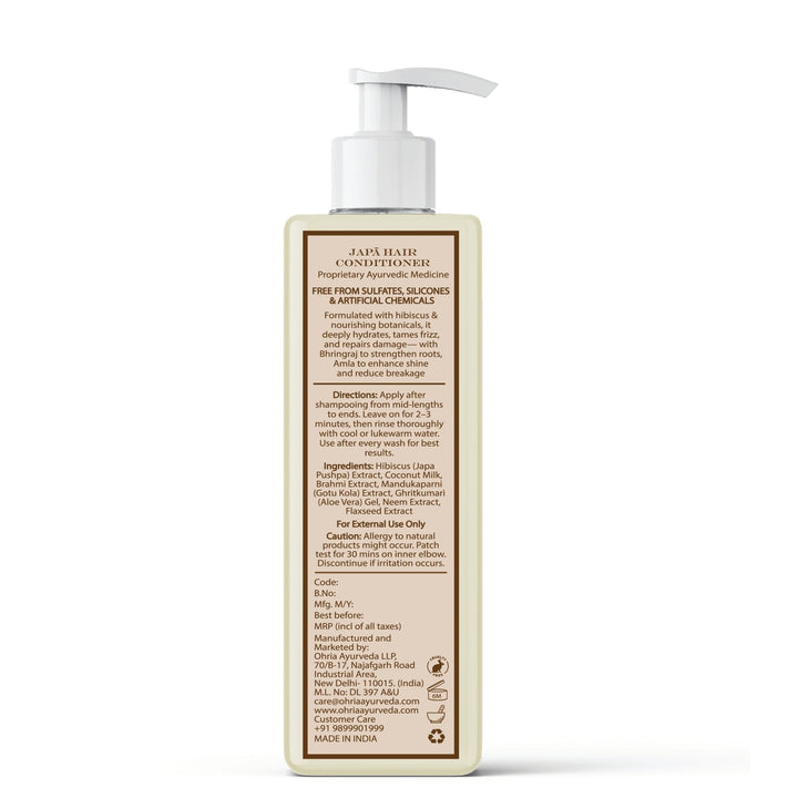 Japa Conditioner- Ayurvedic Conditioner - Ohria Ayurveda