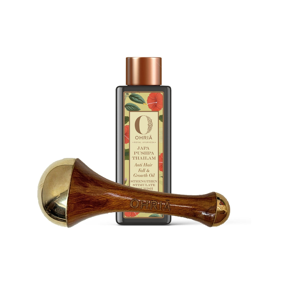 JAPA OIL WITH KANSA WAND OHRIA AYURVEDA