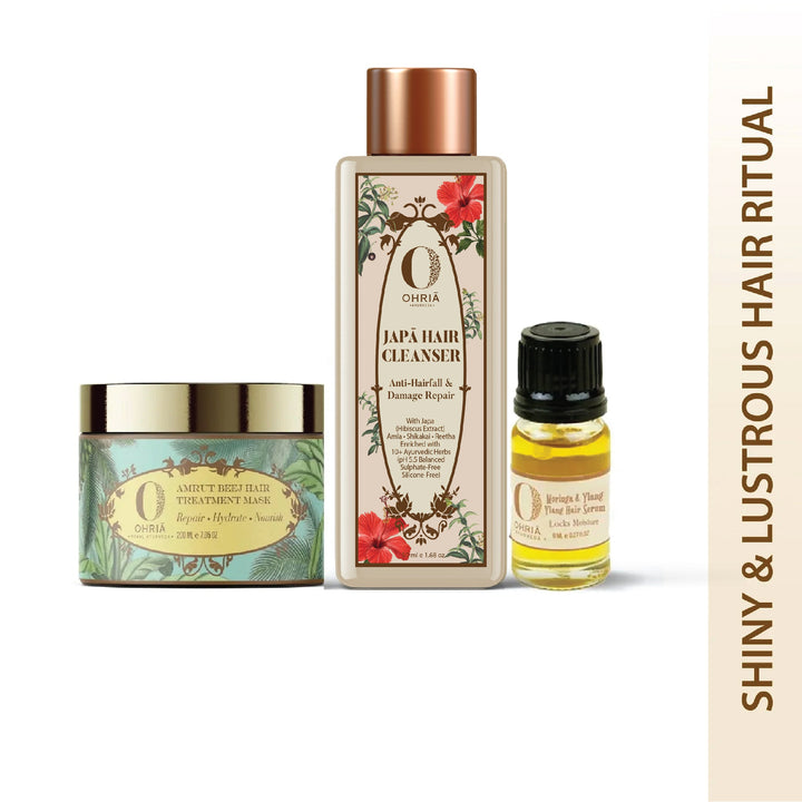 Shiny & Lustrous Hair Ritual OHRIA AYURVEDA