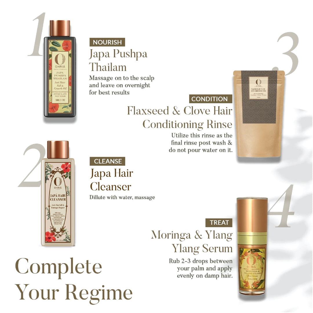 Moringa & ylang ylang serum - Anti Frizz OHRIA AYURVEDA