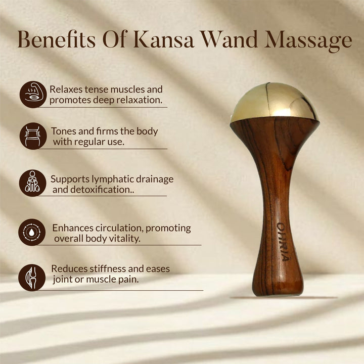 Kansa Body Massage Wand OHRIA AYURVEDA