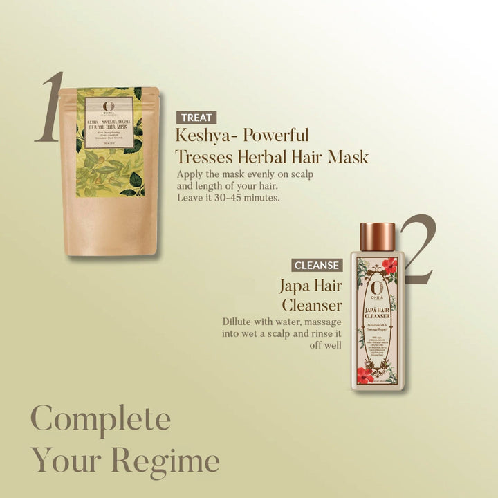 Keshya powerful Tresses Herbal Hair Mask- Hair Strengthening OHRIA AYURVEDA