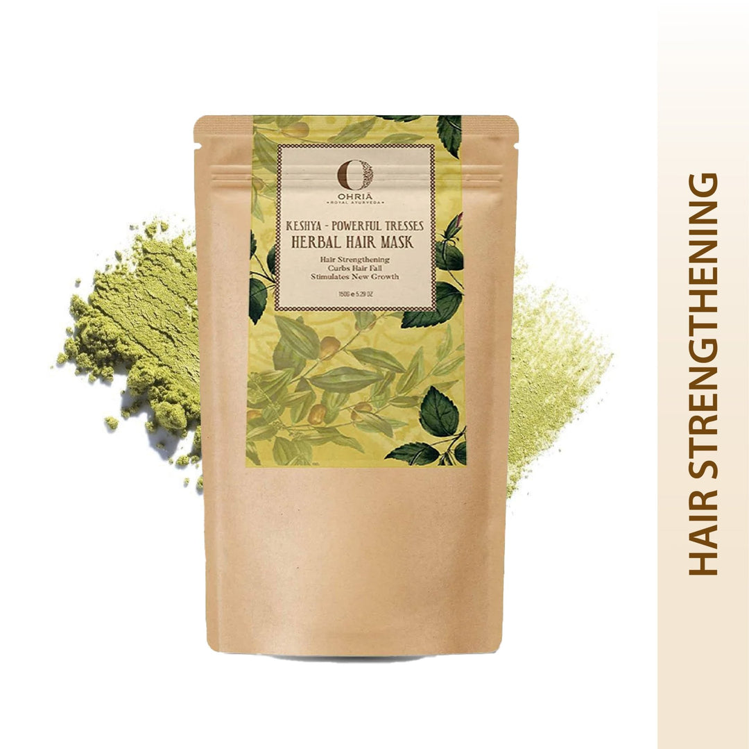 Keshya powerful Tresses Herbal Hair Mask- Hair Strengthening OHRIA AYURVEDA