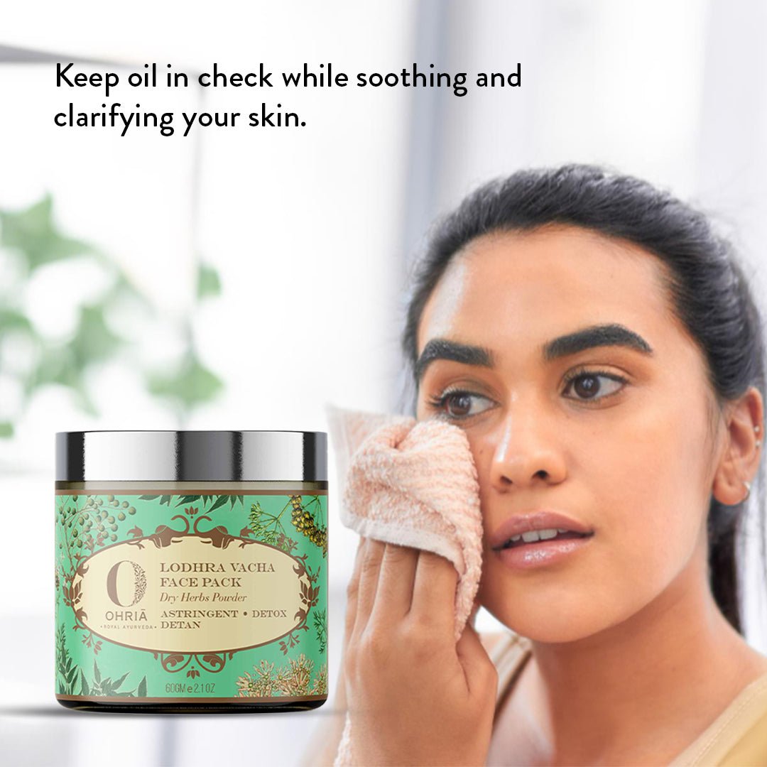 LODHRA VACHA FACE MASK - Anti Acne OHRIA AYURVEDA