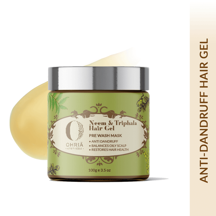 Neem and Triphala Anti Dandruff Hair Gel OHRIA AYURVEDA