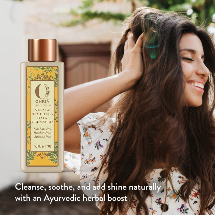 Neem & Triphala Hair Cleanser- Anti-Dandruff OHRIA AYURVEDA