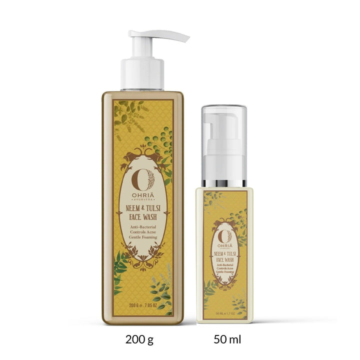 Neem & Tulsi Face Wash- Anti Acne OHRIA AYURVEDA