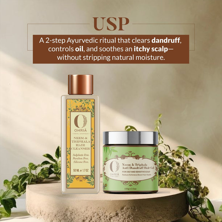 Oily & Itchy Scalp Combo OHRIA AYURVEDA
