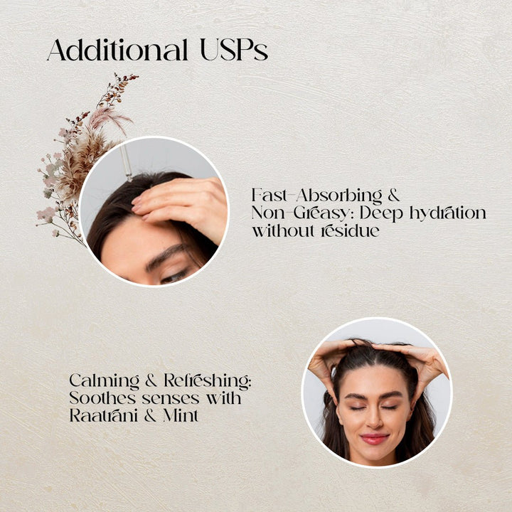 Addional USPs of Raatrani & Mint Shower Oil - OHRIA AYURVEDA