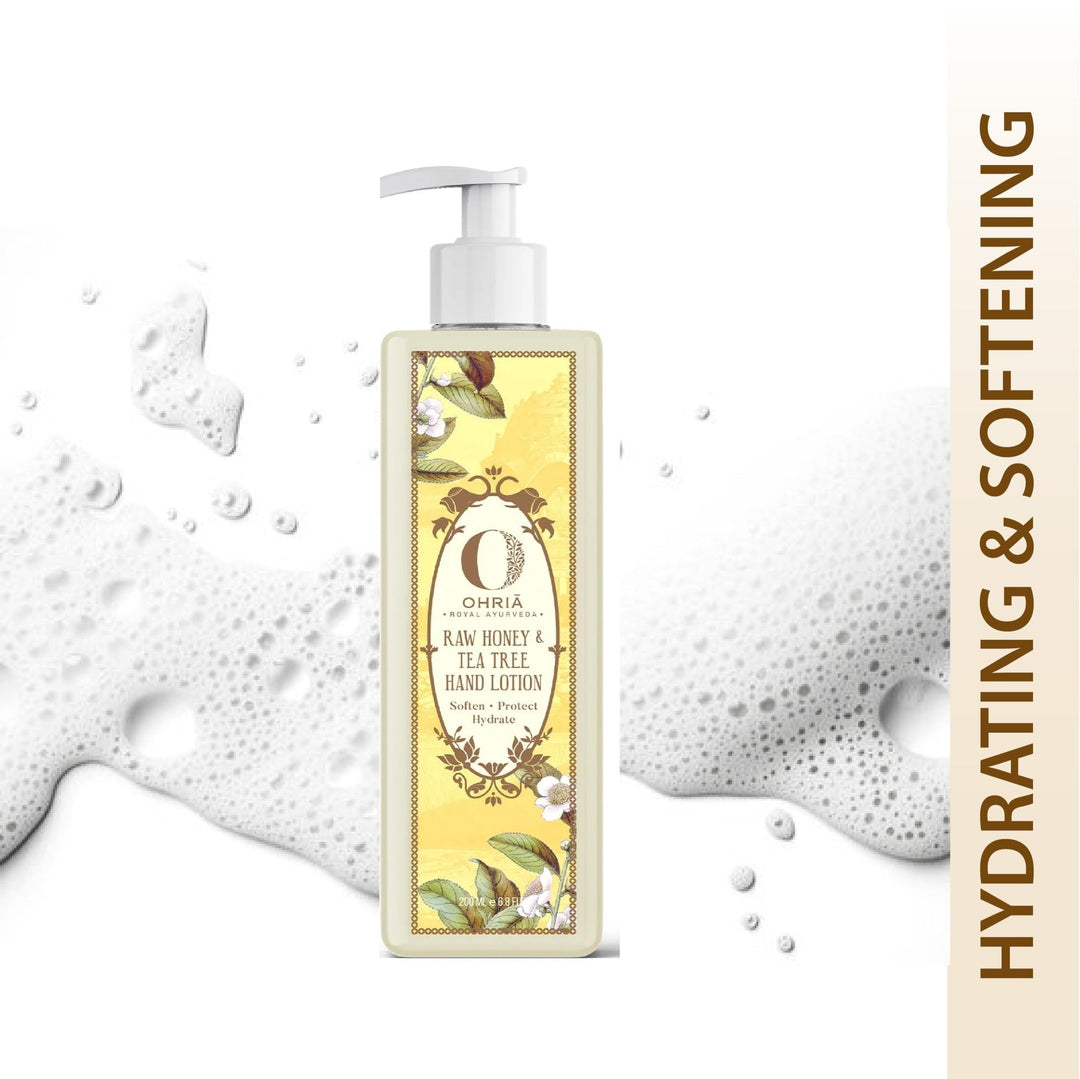 Raw Honey & Tea Tree Hand Lotion OHRIA AYURVEDA