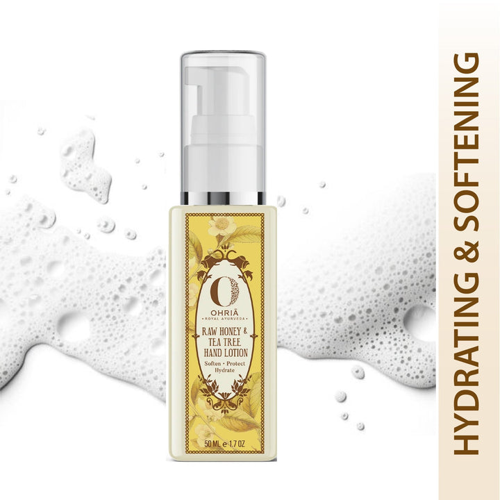 Raw Honey & Tea Tree Hand Lotion OHRIA AYURVEDA