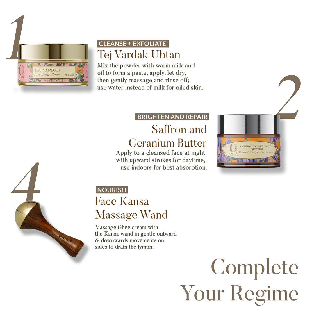 Saffron & Germanium Butter - Anti Aging OHRIA AYURVEDA