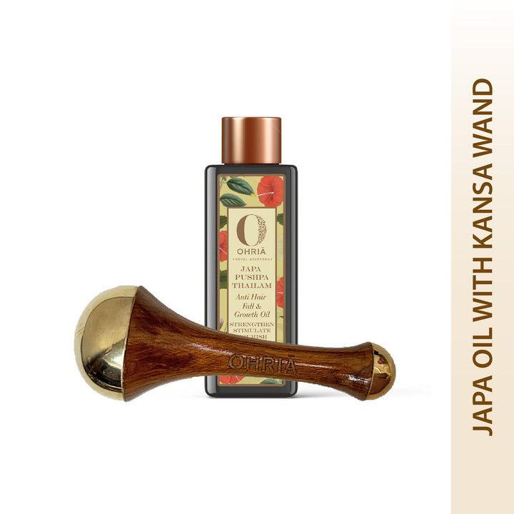 JAPA OIL WITH KANSA WAND OHRIA AYURVEDA