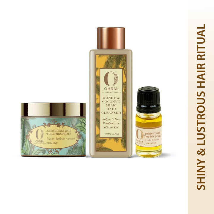 Shiny & Lustrous Hair Ritual OHRIA AYURVEDA