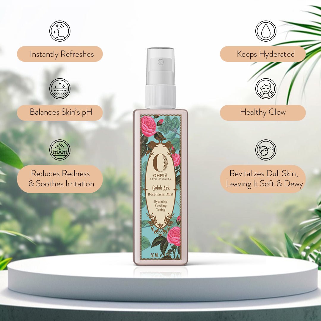 Rose Facial Mist- Face Toning OHRIA AYURVEDA