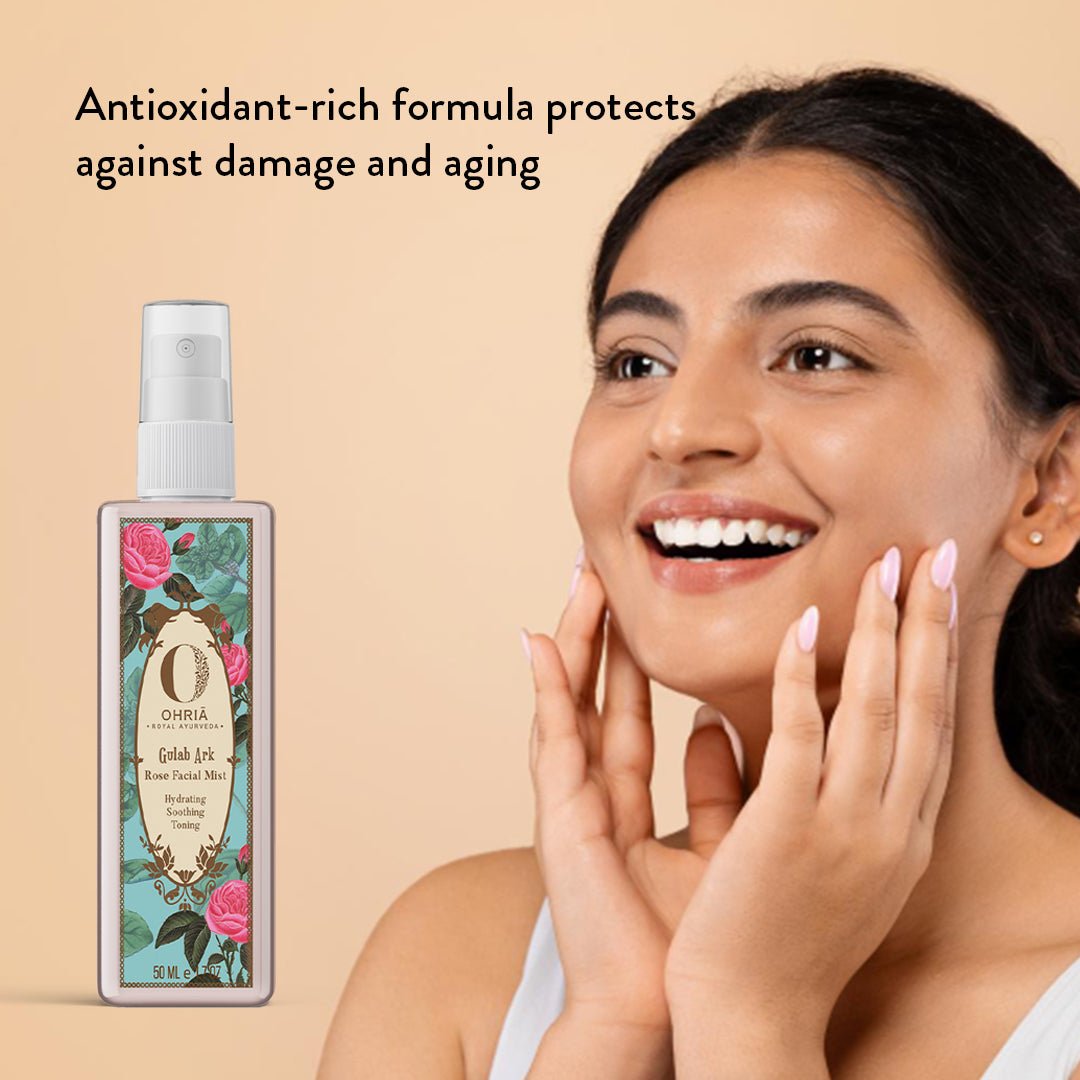 Rose Facial Mist- Face Toning OHRIA AYURVEDA