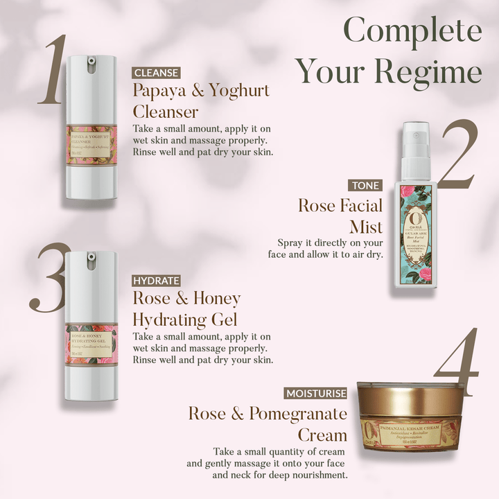 Rose & Honey Hydrating Gel- Deep Hydration OHRIA AYURVEDA