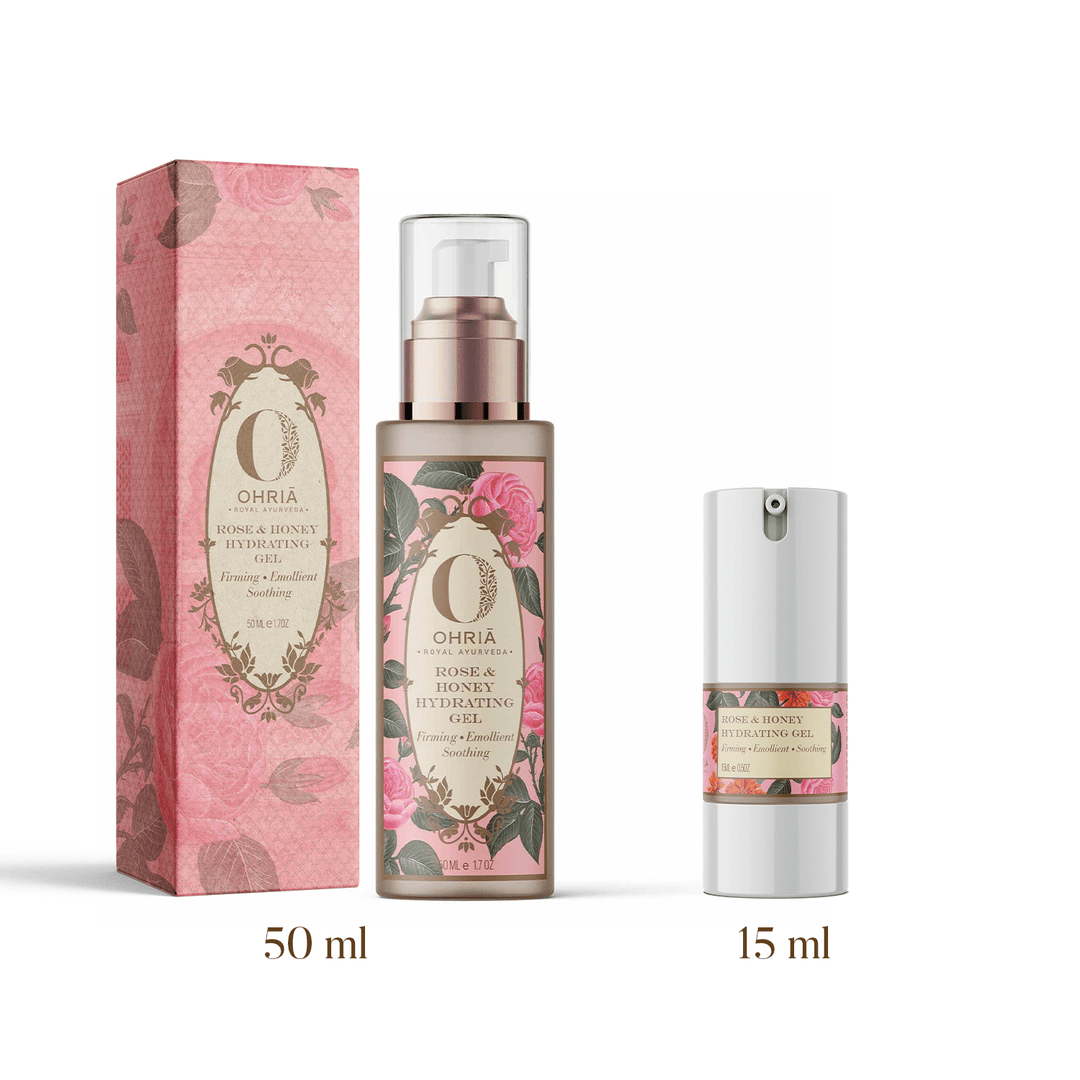 Rose & Honey Hydrating Gel- Deep Hydration OHRIA AYURVEDA