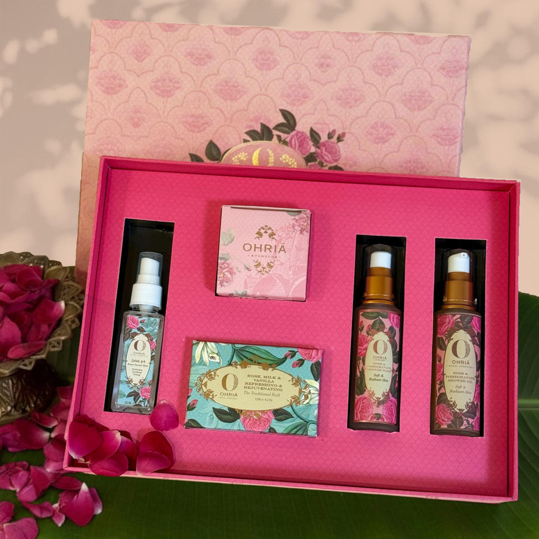 Rosa Indulgence Gift Box OHRIA AYURVEDA