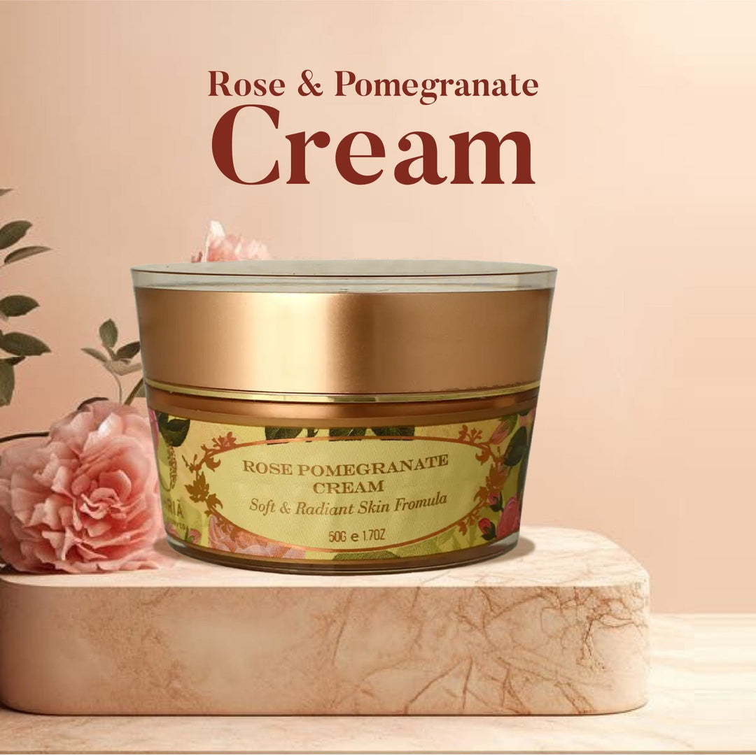 Rose & Pomegranate Cream - Day long hydration OHRIA AYURVEDA