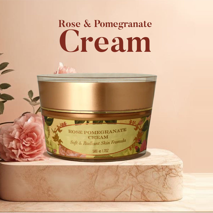 Rose & Pomegranate Cream - Day long hydration OHRIA AYURVEDA