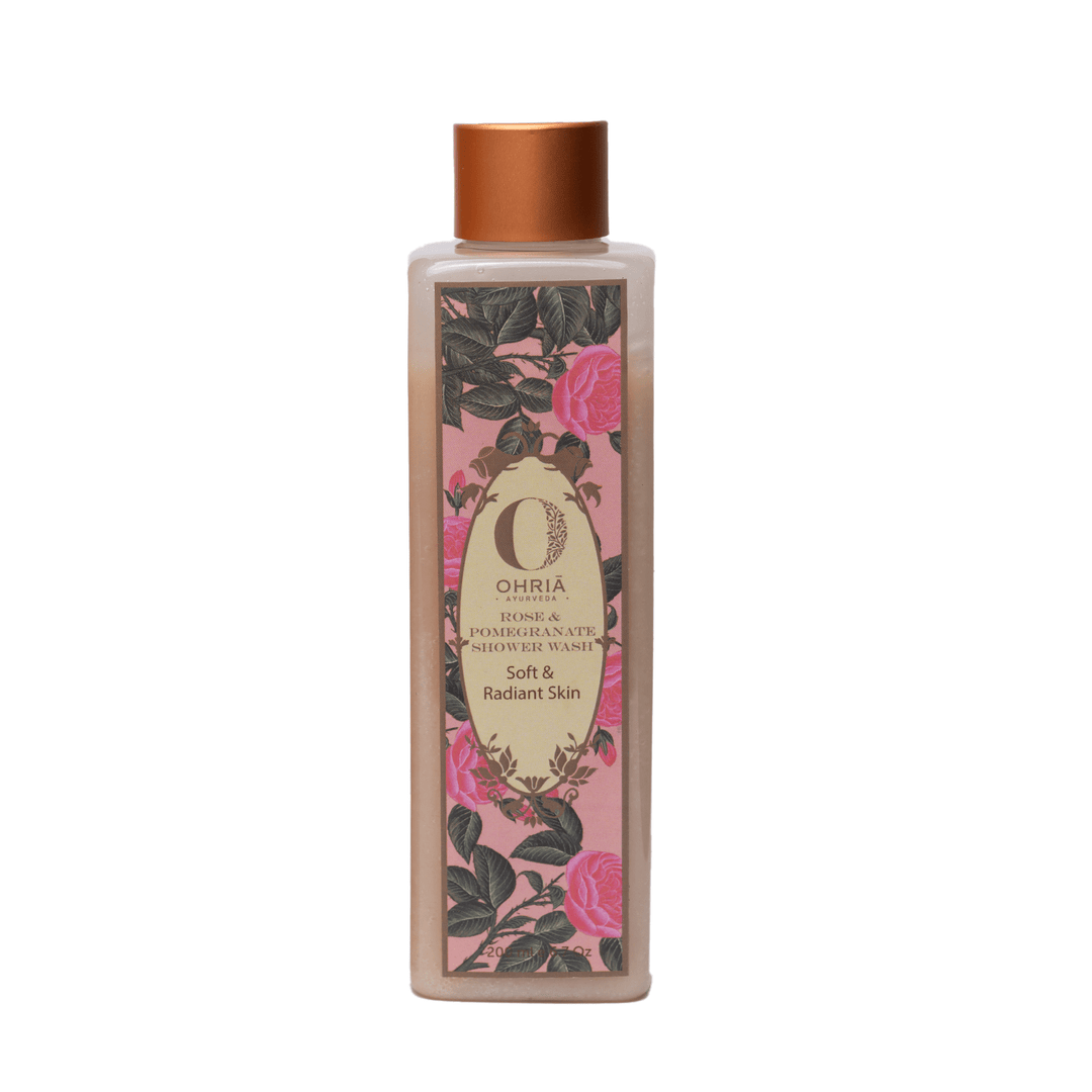 ROSE & POMEGRANATE SHOWER WASH - OHRIA AYURVEDA