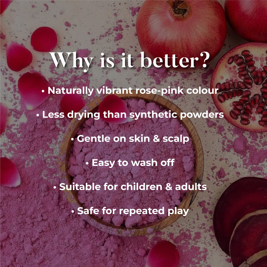 Rose & Pomegranate Natural Holi Color OHRIA AYURVEDA