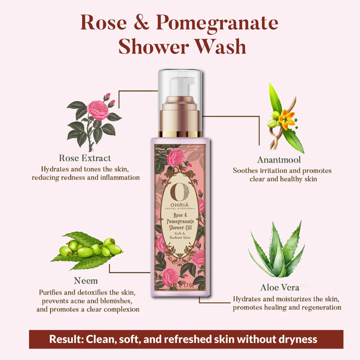 Rose Shower Bliss OHRIA AYURVEDA