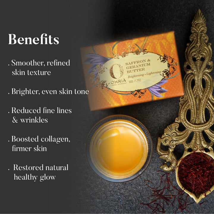 Saffron & Germanium Butter - Anti Ageing OHRIA AYURVEDA