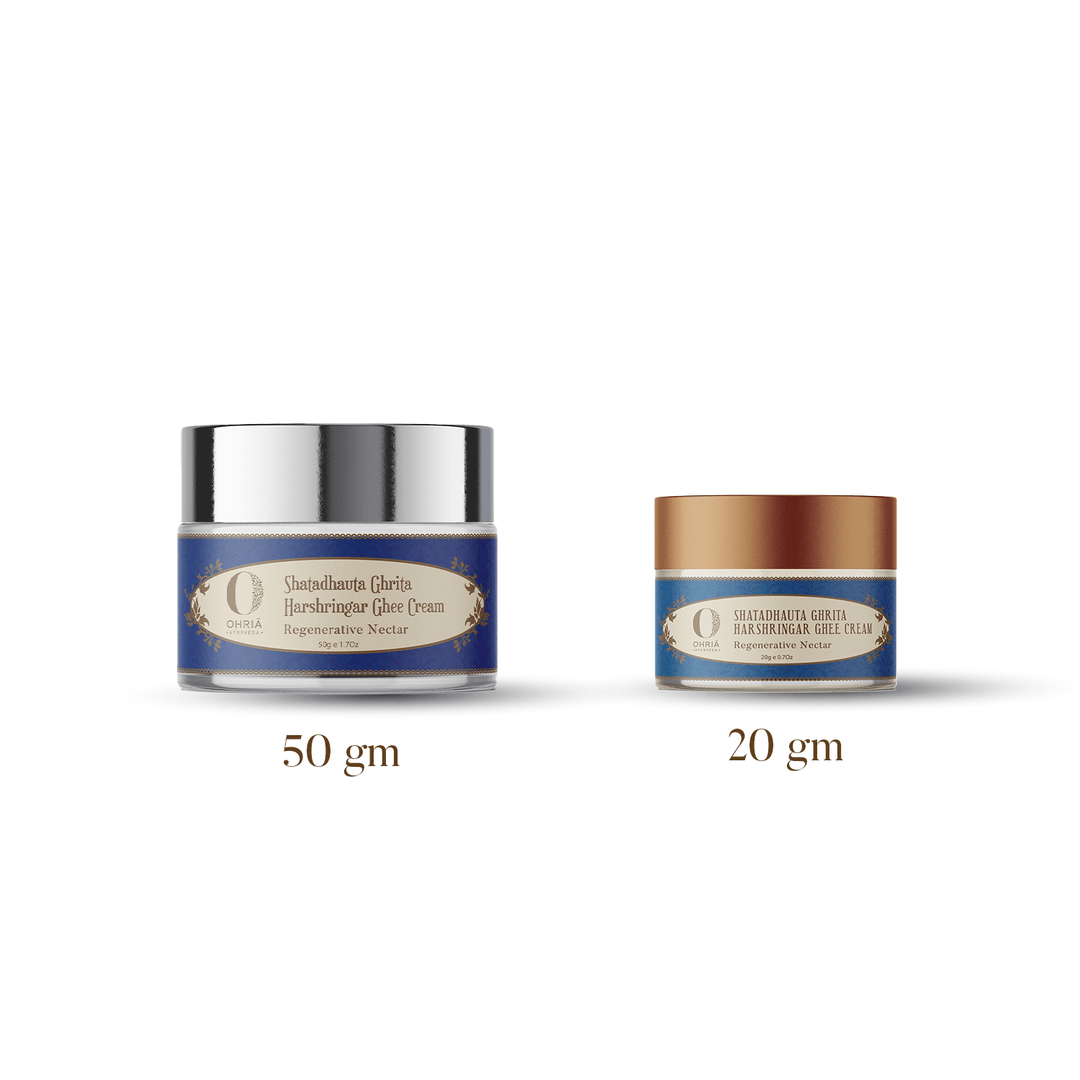 Shatadhauta Ghrita Harshringar Ghee Cream available in 20gm and 50gm