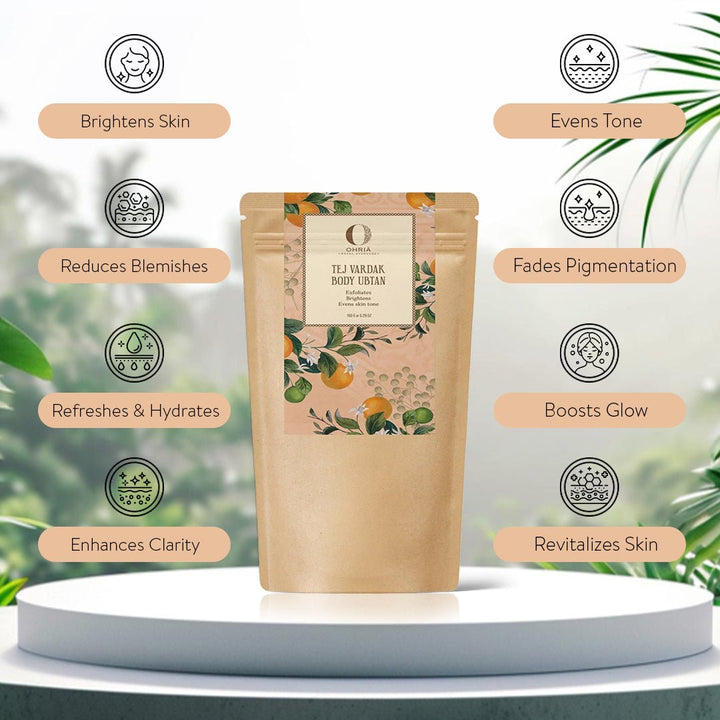 Tej Vardak Body Ubtan- Exfoliating Pack OHRIA AYURVEDA
