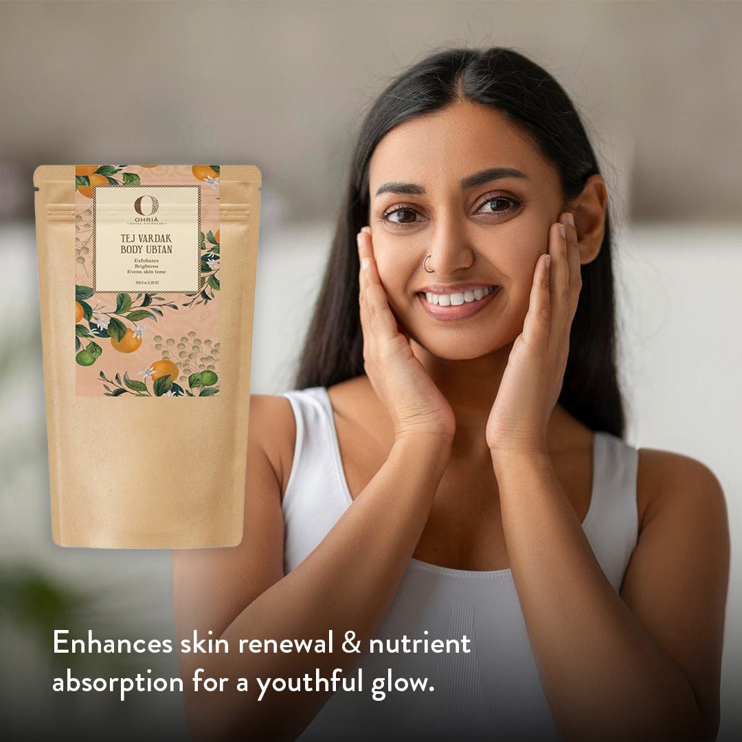 Tej Vardak Body Ubtan- Exfoliating Pack OHRIA AYURVEDA