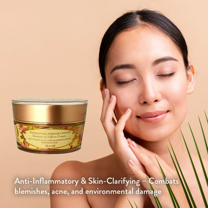 Turmeric & Saffron Cream - Skin Brightening OHRIA AYURVEDA