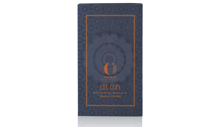 Pure Copper Eye Cups Ritual: Netra Shudhi With Rose Facial Mist OHRIA AYURVEDA