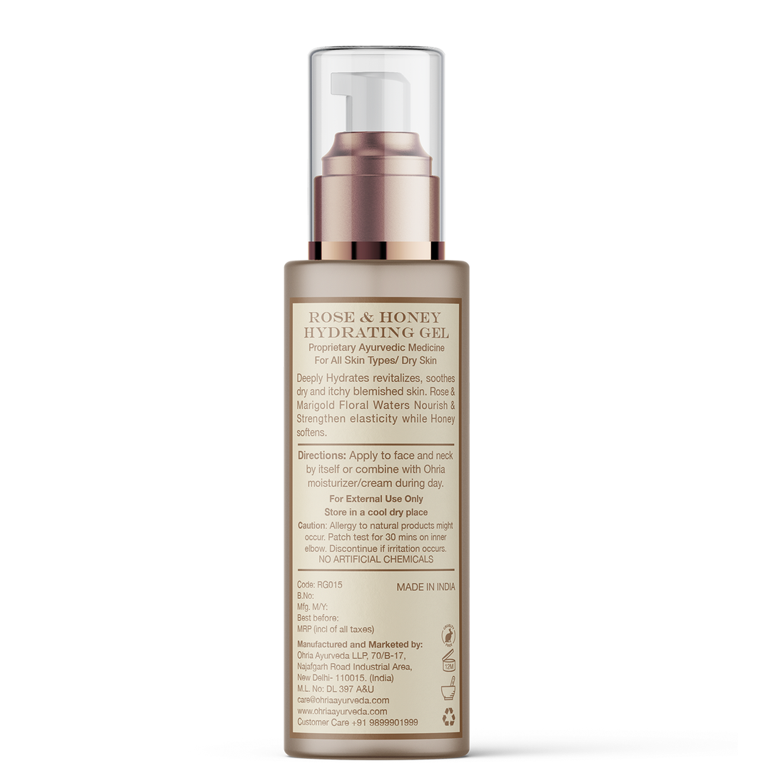 Direction to use Rose & Honey Moisturizing Gel - Ohria Ayurveda