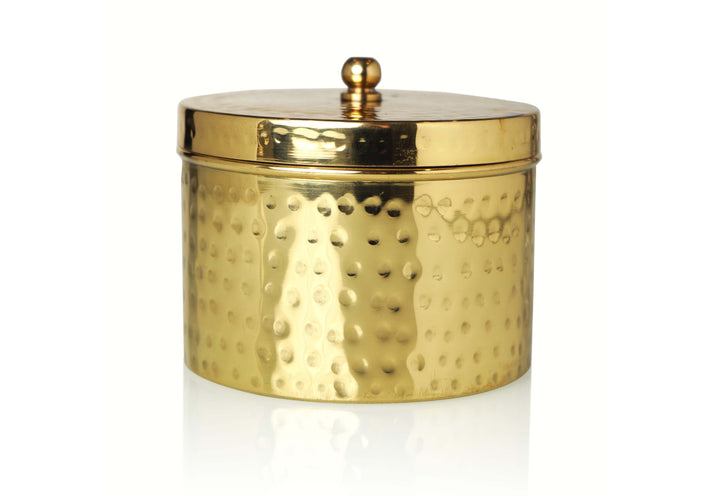 Sandalwood & Kesar Luxury Copper/Brass Candle - OHRIA AYURVEDA
