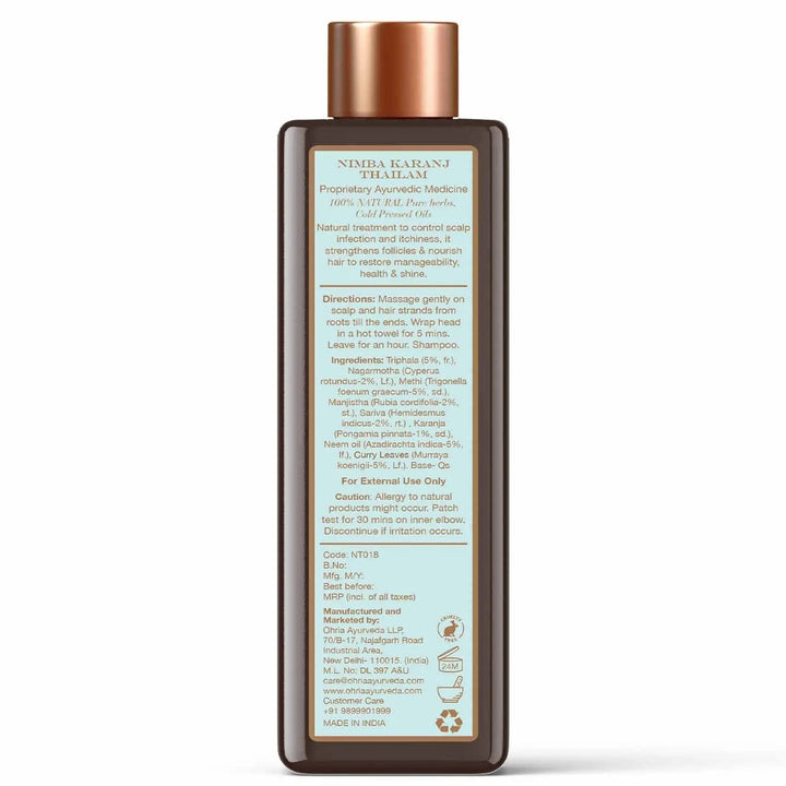 Nimba Karanj Thailam | Ohria Ayurveda