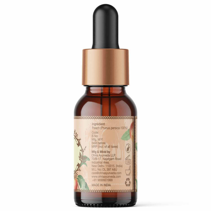 Cold Pressed Peach Oil OHRIA AYURVEDA INDIA